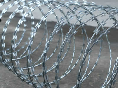 Crossed Concertina Wire