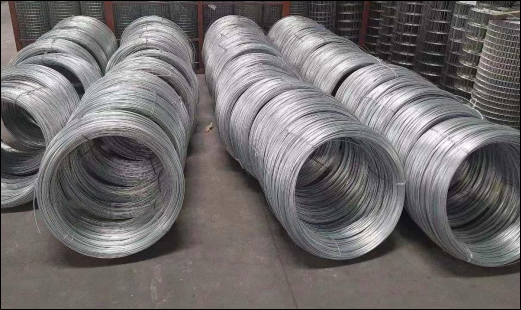 Electric galvanized round wires for binding ties